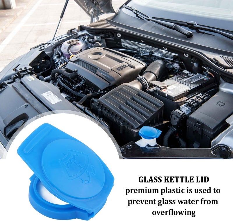 Stacool Washer Fluid Cap,OEM#3Q0955455 Windshield Wiper Fluid Cap,Essential Car Accessories Windshield Washer Reservoir Cap Compatible with Volkswagen Atlas GTI Jetta 2019-2021 - Image 4